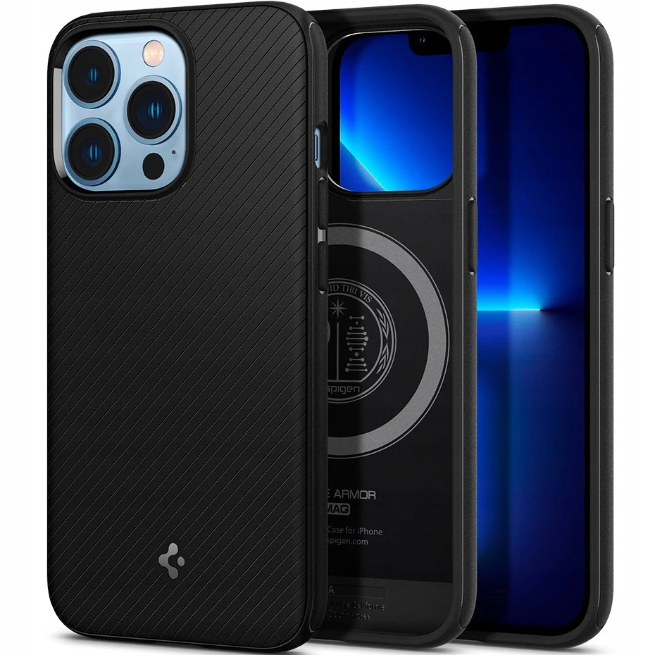 Chrbát Spigen pre Apple iPhone 13 Pro Core Armor Mag black